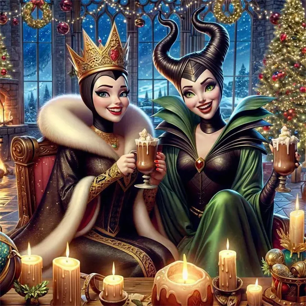 5D Комплект Алмазной Живописи Disney Злодеи Малефисента Полная Круглая Дрель