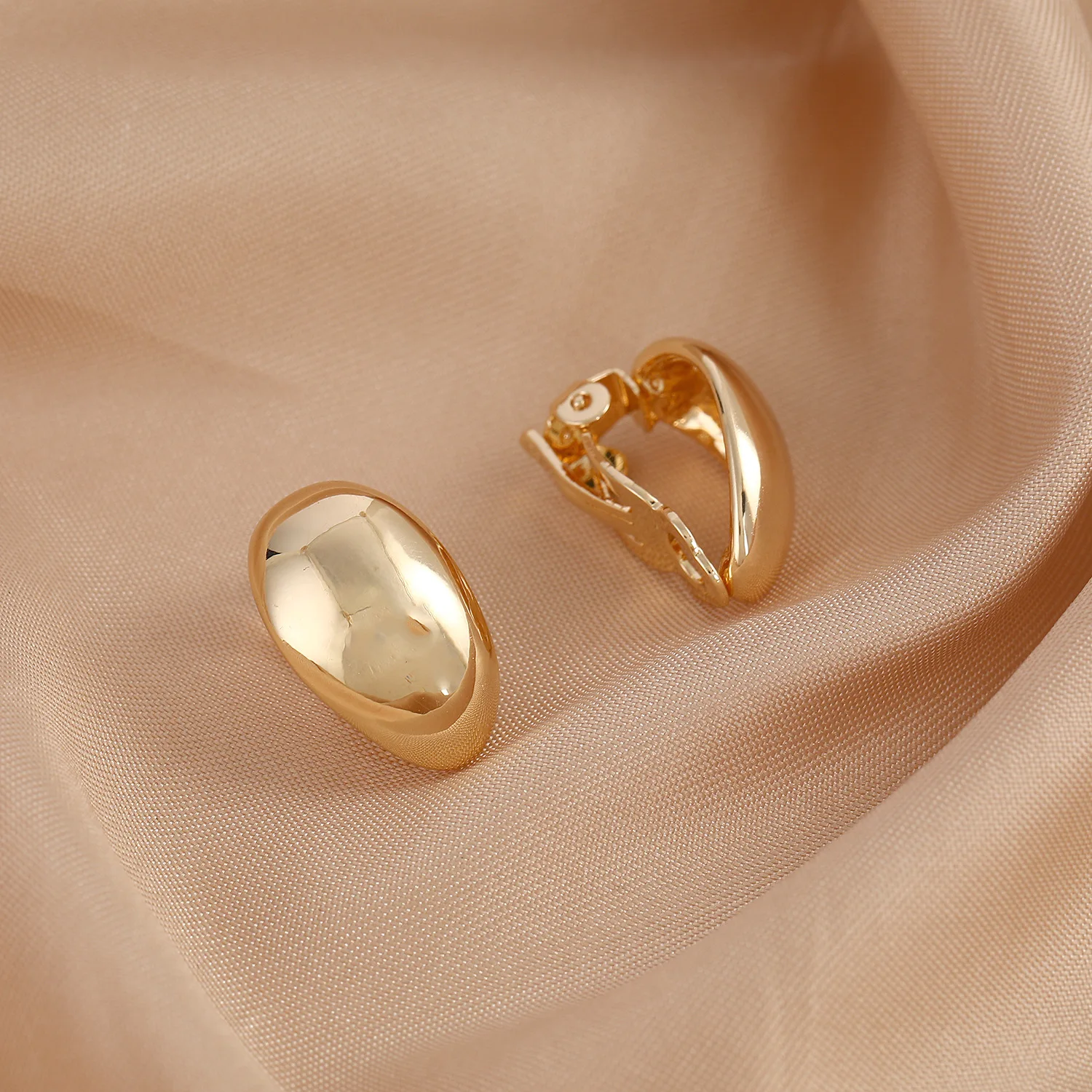 Европейские И Американские Модные Серьги-клипсы С Каплями Воды