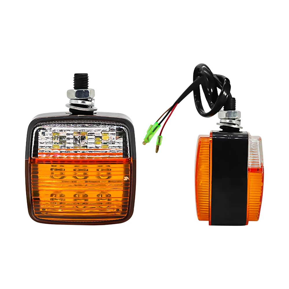 

Светодиодный светильник для вилочного погрузчика, трактор, указатели поворота, маяк 12 В, 24 В, фары для погрузчика, аксессуары для ламп направления мотоцикла, запчасти