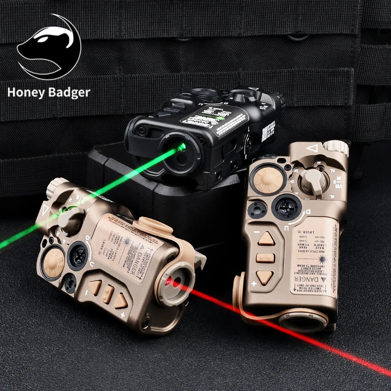 

WADSN RAID X Red Green Blue Laser IR Mode Aiming Indicator Tactical Reconnaissance Positioning Sight Fit 20mm Picatinny Rail