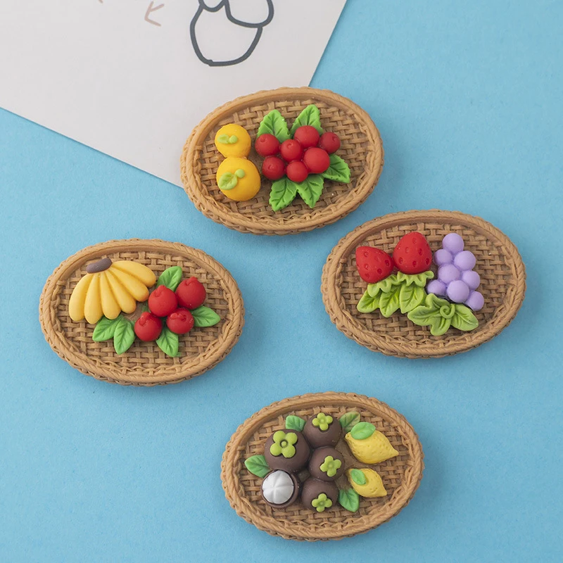 Искусственная бамбуковая корзина миниатюрные серьги для кукольного домика