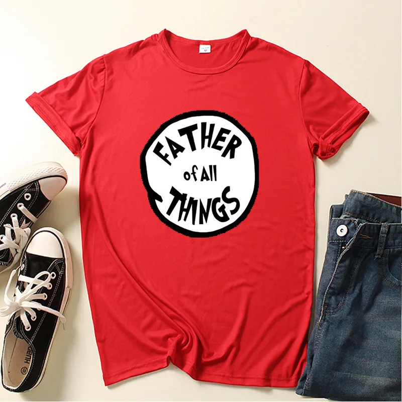 Женская летняя футболка с эмблемой 1 красная блузка Семейные футболки