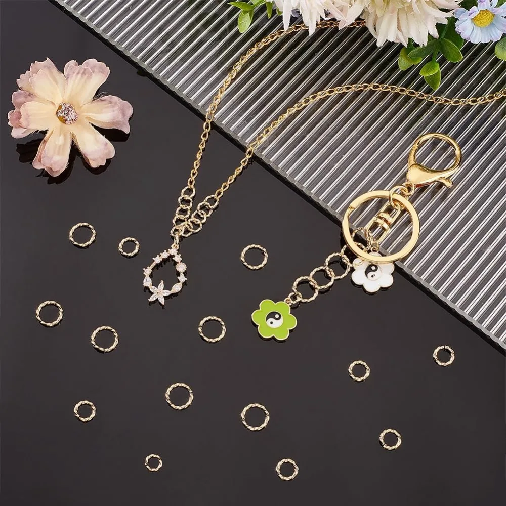 60 шт. 3 размера 4/6/8 мм 304 соединительные кольца из нержавеющей стали витые открытые