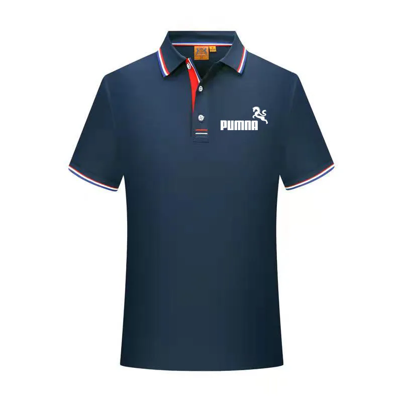 

Summer 2022 New 2D Logo Polo Men'S Comfortable Short Sleeve Men'S Slim Fit Clothes Casual Custom Clim Fit T-Shirt