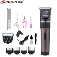 baorun p6 rechargeable professional dog electric hair clippers trimmers animal pet shaver cutting haircut machine scissors