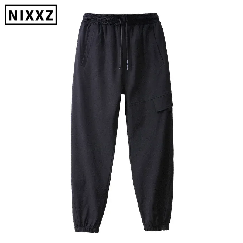 Модные повседневные модные мужские брюки в японском стиле больших размеров