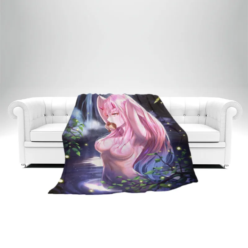 

Sexy Nude Hot Girl Anime Throw Blanket Aesthetic Designer Soft Cozy Microfiber Flannel Fleece Warm Huggl For Home Bed and Sofa