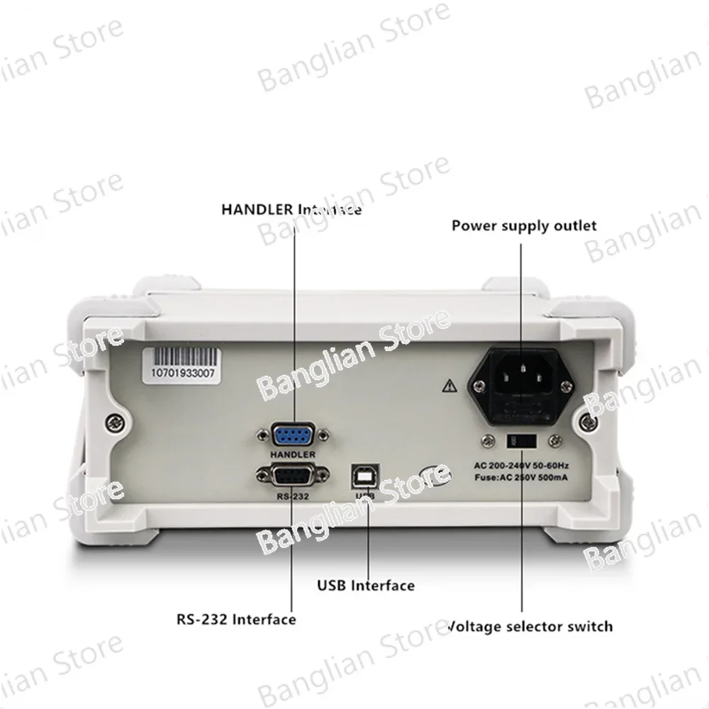 ET4501 ET4502 ET4510 Настольный тестер цифровой мост 10 Гц ~ 100 кГц 1 Непрерывно регулируемая
