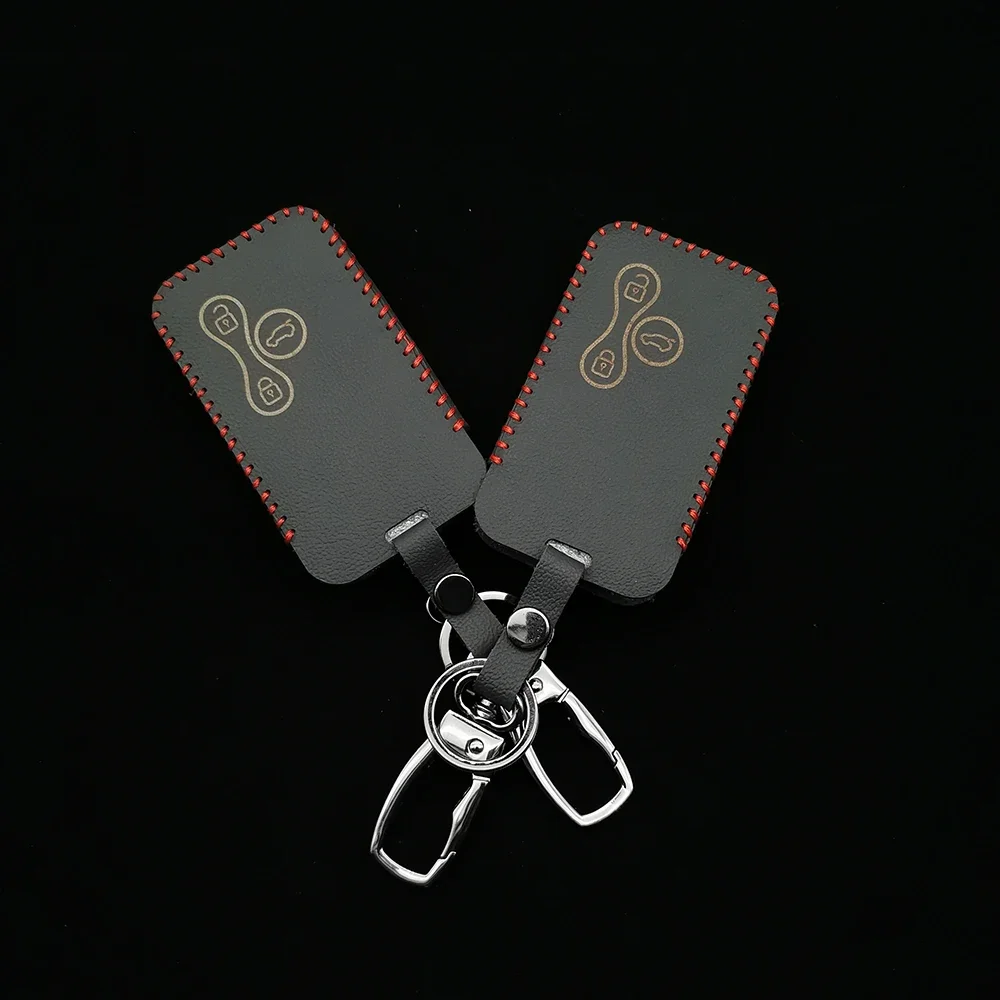 Автомобильный смарт-ключ кожаный с дистанционным управлением для Renault Koleos Laguna 2 3