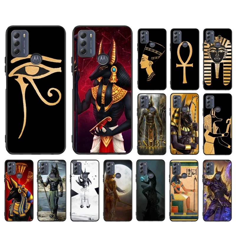 

Egypt Nefertiti Anubis Pharaoh Phone Case for Moto G7 Play G8 G9 Play G7 G8 Power G8 Plus G30 G100 G60 G20 G50