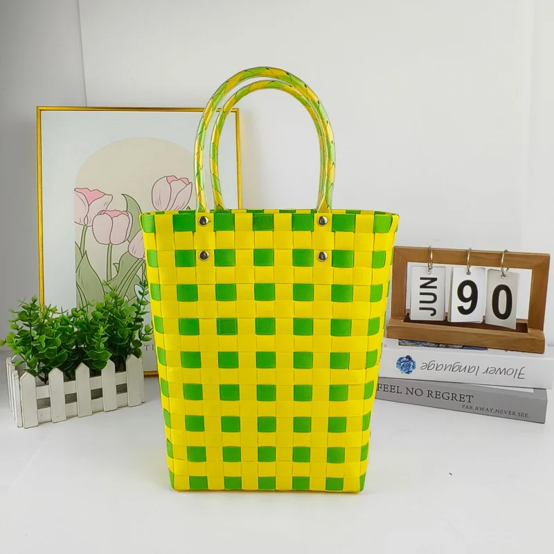 InsWind ручная работа вертикальная пластиковая сумка модная цветная женская