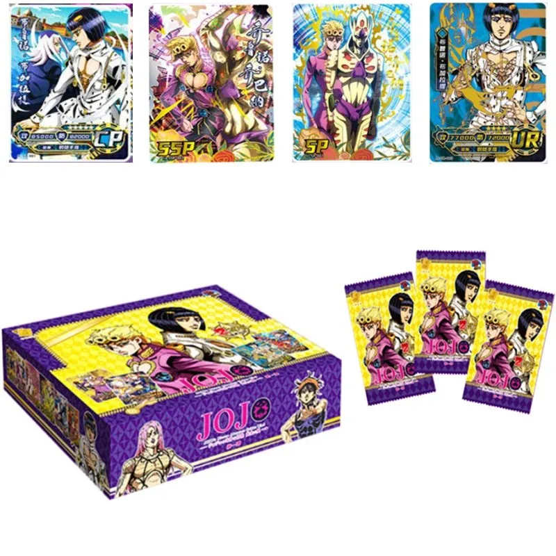 

New Japanese Anime Jojo Bizarre Adventure Character Collection Rare Cards Ssp Box Game Collectibles Card For Child Kids Gifts