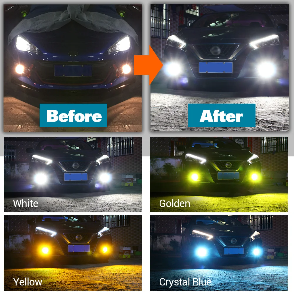 Светодиодные противотуманные фары 2 шт. для Kia Rio 3 хэтчбек седан 4 аксессуары 2005-2019