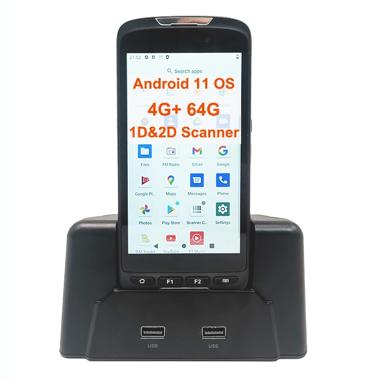 Cheap Factory Price Android 11 OS 4G 64G Handheld Terminal PDA 1D Honeywell 2D Barcode Scanner With Wifi GPS Camera |