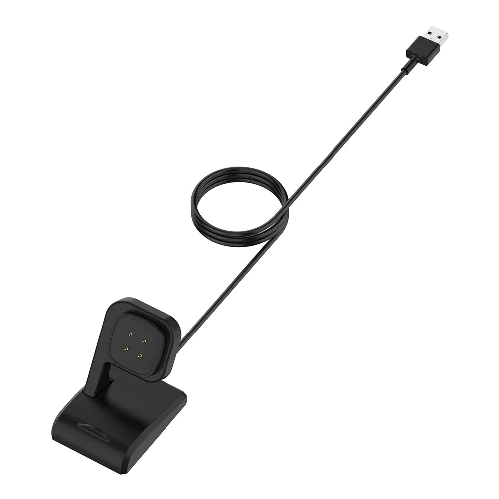 Фото USB-зарядное устройство для Fitbit Versa 3, 4, Fitbit Sense 1, 2, сменный зарядный кабель, док-станция, адаптер питания для умных часов №3