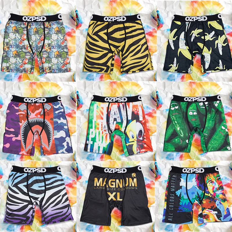 Мужские трусы-боксеры с принтом