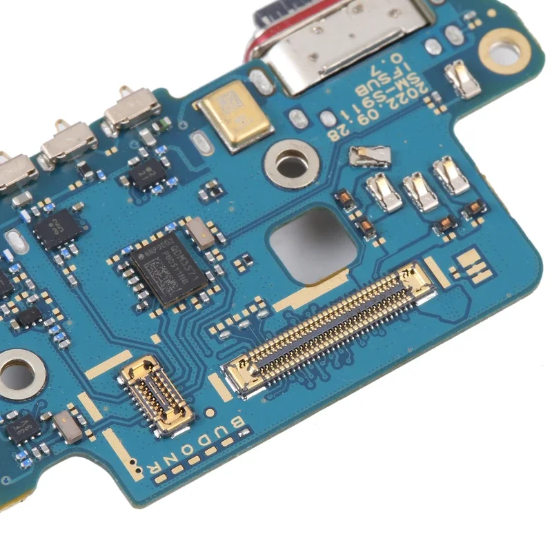 Charging port board for Samsung Galaxy S23 SM-S911B EU edition phone flex cable repair replacement part