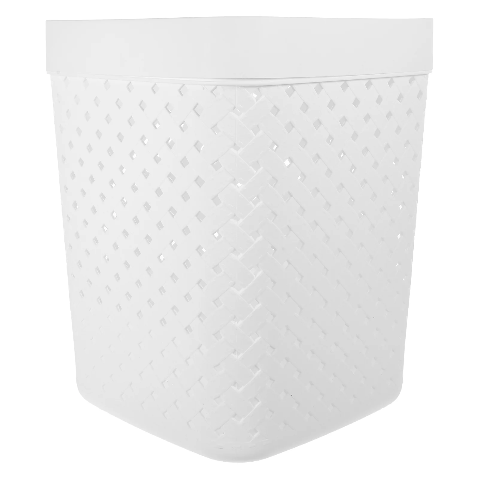 

Rubbish Can Plastic Wastebasket Plastic Garbage Can Container Trash Can for Bathroom Home