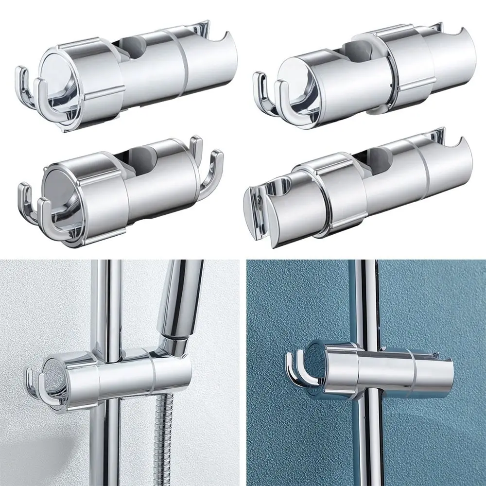 Круглый держатель для душевой лейки с крючком хранения регулируемый распылитель