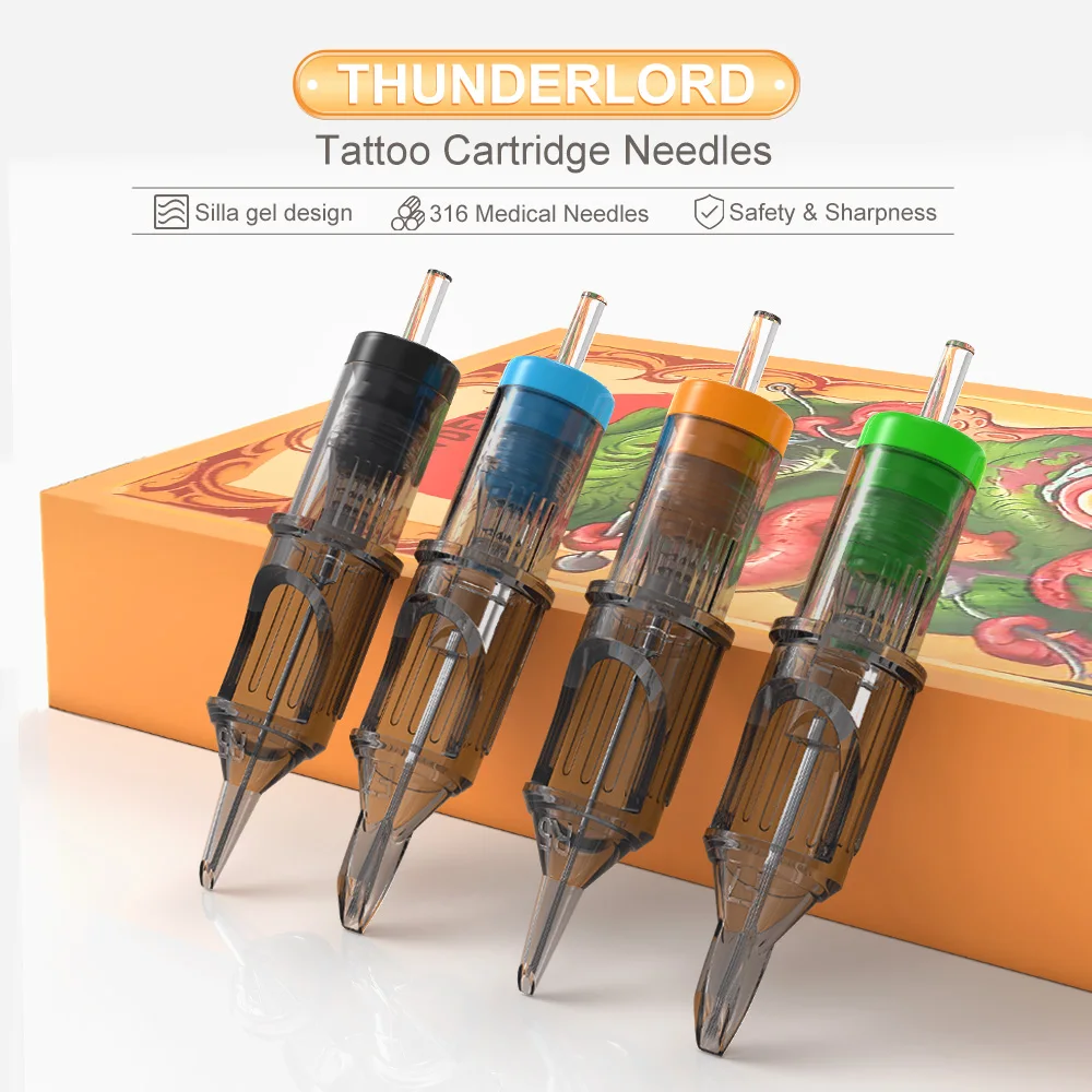 

Tattoo Cartridge Needle Disposable Sterilized Semi-Permanent Eyebrow Makeup Needles for Tattoo Machine Pen Gun Tattoo Cartridge