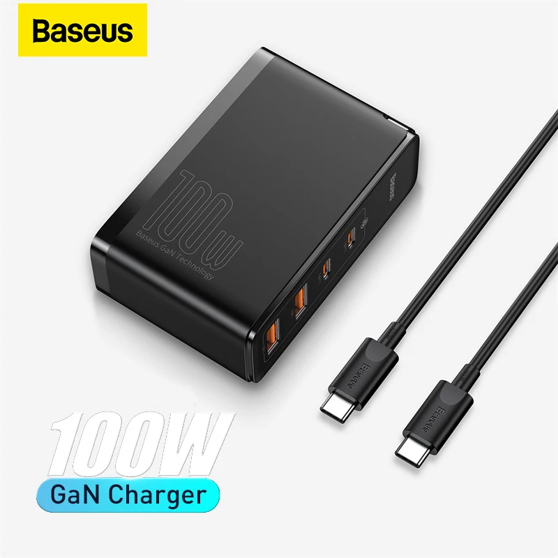 

Зарядное устройство Baseus GaN 2, 100 Вт, USB Type-C