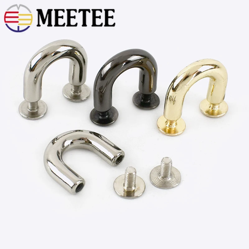 

10/20 шт., металлические пряжки с U-образным кольцом для сумок