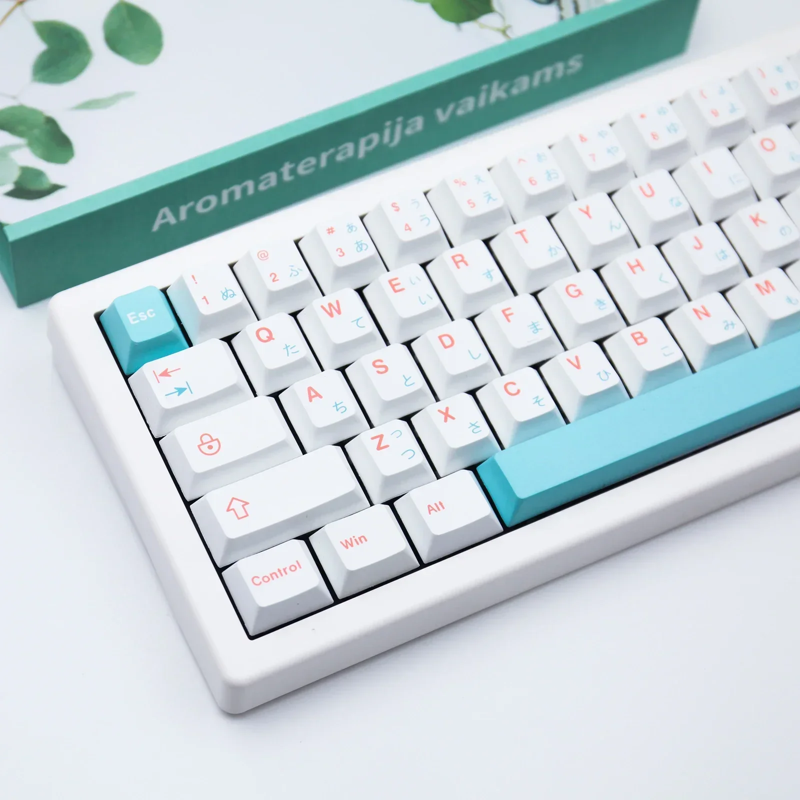 Ice Berry Pink Sky Blue Свежие механические колпачки для клавиш PBT Оригинальные 68/84/75/96/98/100