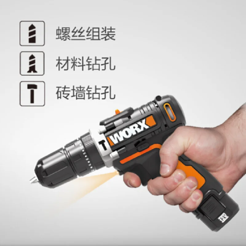 Шуруповерт WORX ударный с бесщеточным Мотором 12 В wx129 4 дюйма |