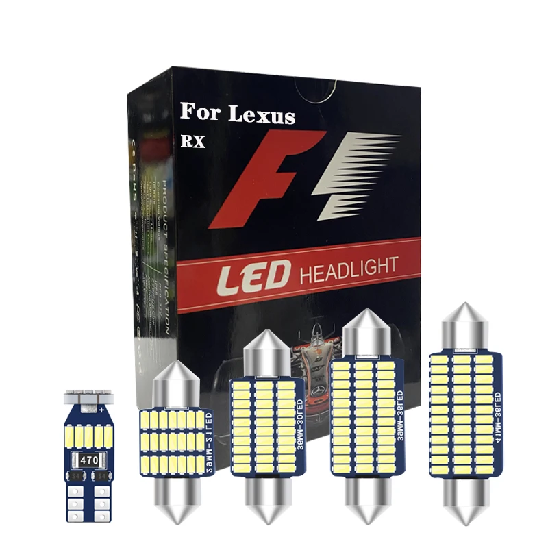 

Canbus LED Interior Light For Lexus RX 300 330 350 270 400h 450h RX300 RX330 RX350 RX270 RX400h RX450h 1998-2021 Bulbs Kit
