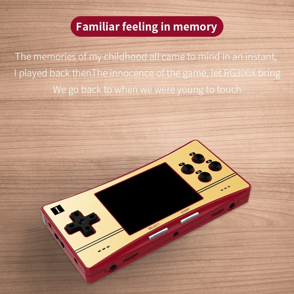 

New RG300X Retro Portable Game Console Min Video Game Player For Games Support HD Out Built In 5000 Games Kids Gift Genuine