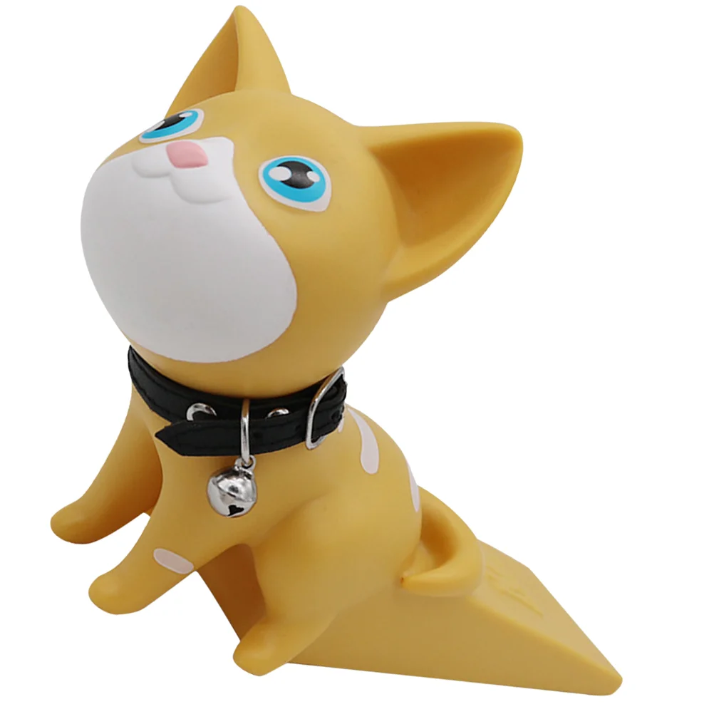 Дверные стопоры для кошек нижней части веса белая пробка декоративные