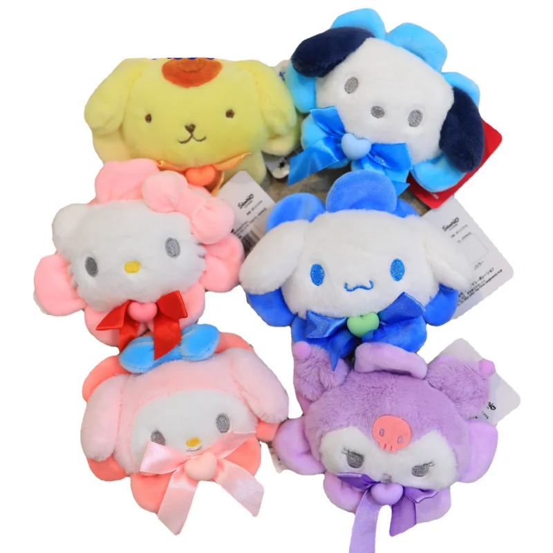 

Sanrio, плюшевая игрушка Hello Kitty моя мелодия, кавайная аниме девочка, сердце, Коричный курол куроми, мультяшный брелок, подвеска, игрушка для дев...