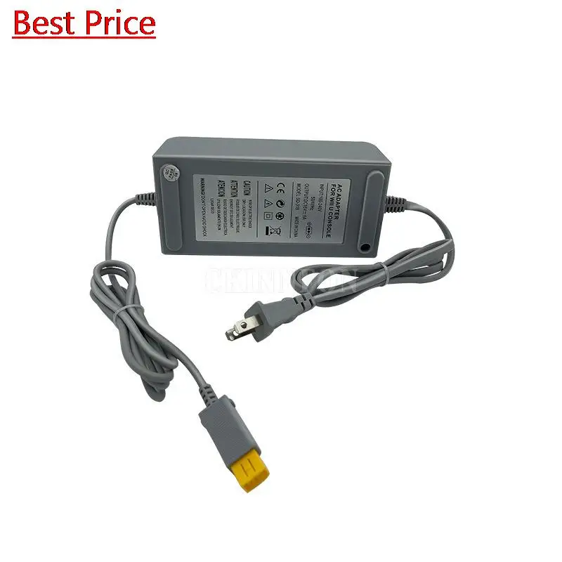 

50Pcs/lot New US/EU Plug 100-240V AC Charger Adapter For Nintendo Wii U Gamepad Controller Joystick Home Wall Power Supply