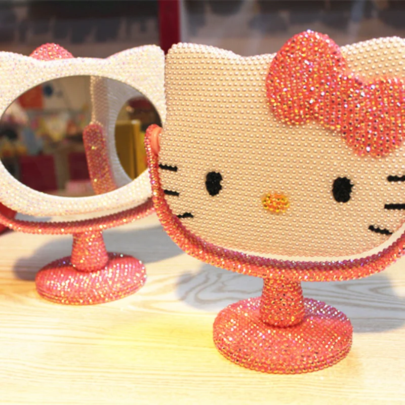 

Алмазное ограниченное вращение зеркало для макияжа зеркальце с мультяшным рисунком Ручная настройка настольное зеркало Технические характеристики подарки для мужчин