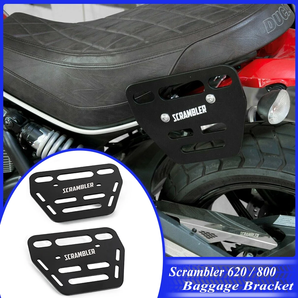 

For Ducati Scrambler 620 800 Icon 2016 2017 2018 2019 2020 2021 Motorcycle Luggage Side Rack Saddle Bag Mounting Bracket Holder