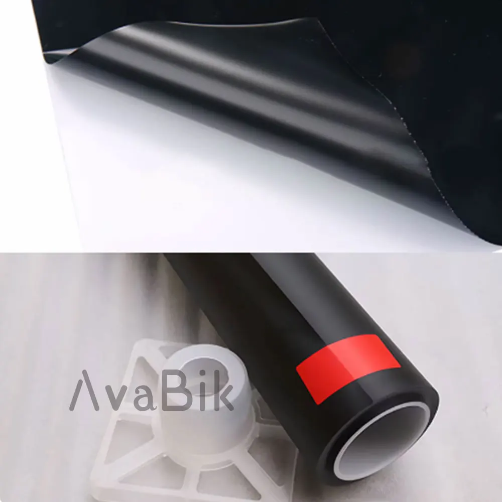 Матовая Черная защитная пленка для автомобильного двигателя 50x300 см