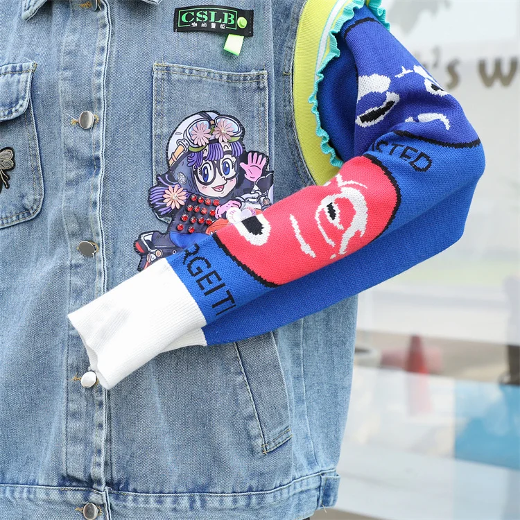 Рисунок 5 - Джинсовая куртка женская с длинным рукавом