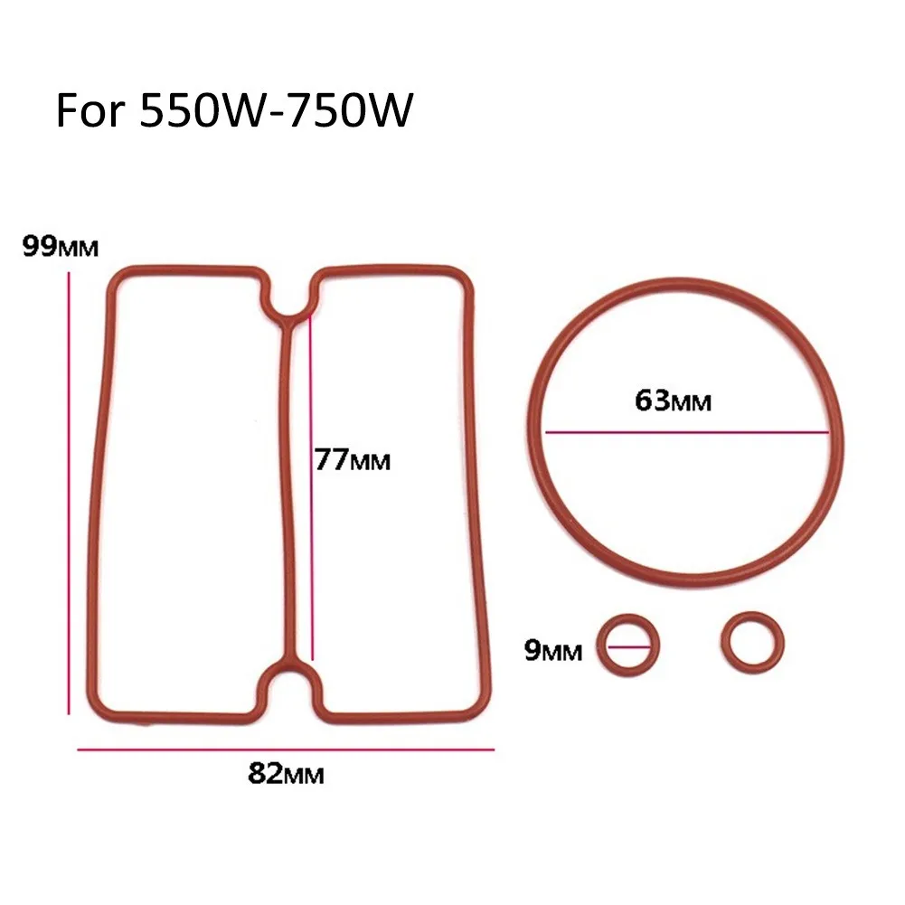 

4pcs Nitrile Rubber Sealing Ring For Oil Free Air Compressor Cylinder Head 550/750/950/1100/1500W Pneumatic Parts