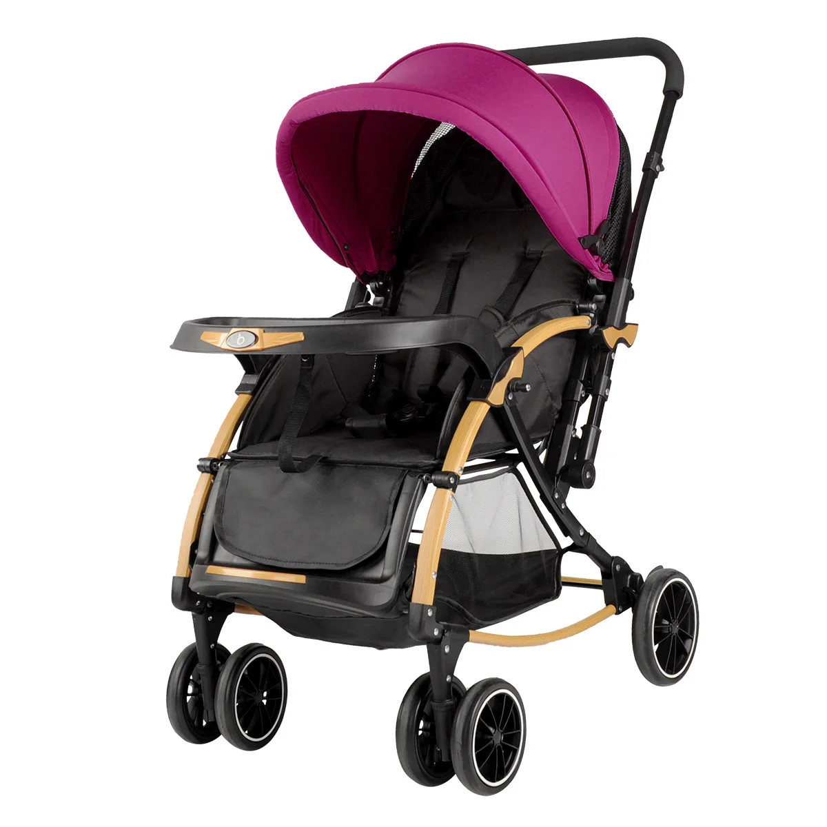 

Baby Good Baby Stroller C3 Can Be Rocked, Can Sit and Lie Lightly Foldable Baby Four-wheeled Children's Stroller