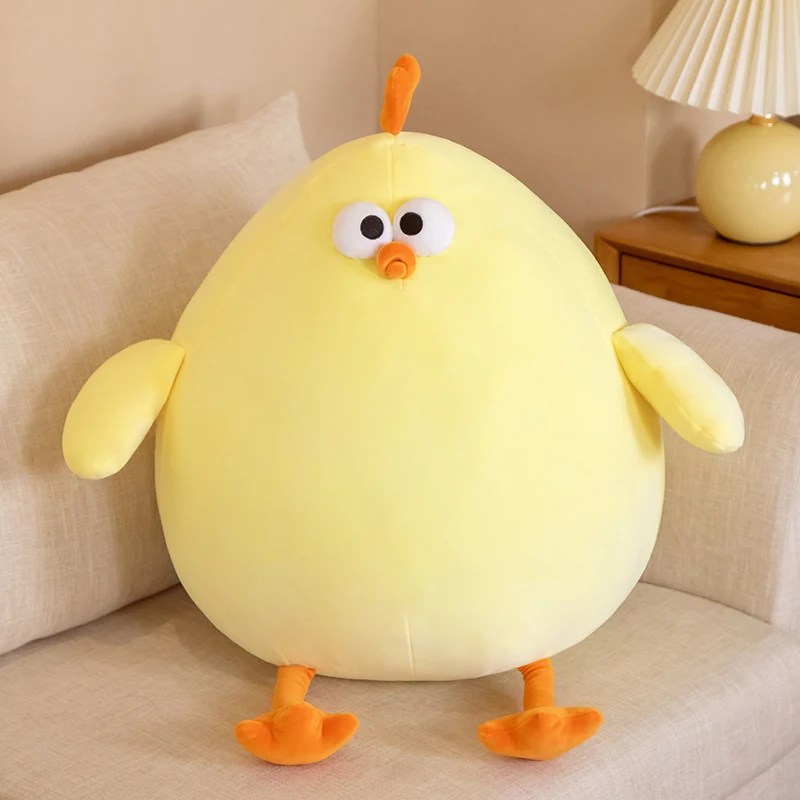 

Giant 90cm Cute Chick Pillow Cushion Plush Toy Holding Sleeping Doll Super Soft Birthday Gift For Kids High Quality Room Decor