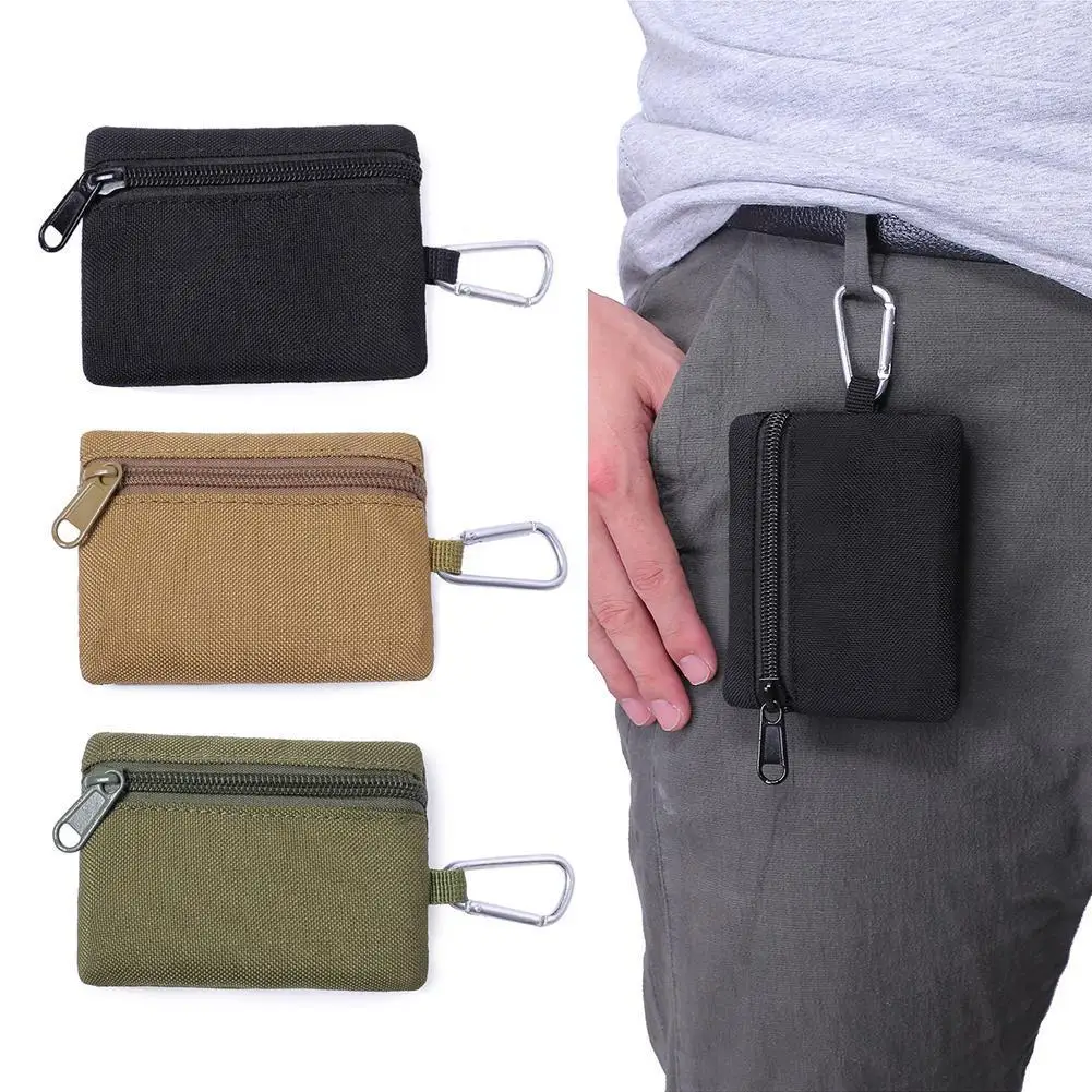 

Tactical Wallet EDC Molle Pouch Portable Key Card Case Multifunction Waist Bags Outdoor Sport Wallet Hunting Bag Zipper Packing