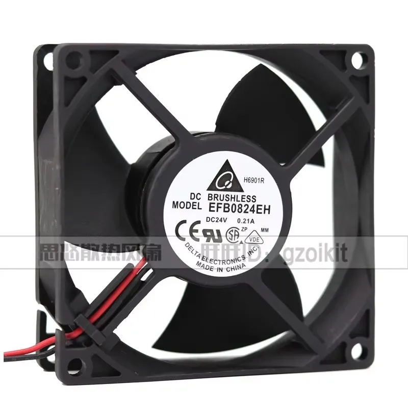 Оригинальный EFB0824EH 80*80*25 мм 8 см 24 В 0 21 А двойной шариковый преобразователь частоты