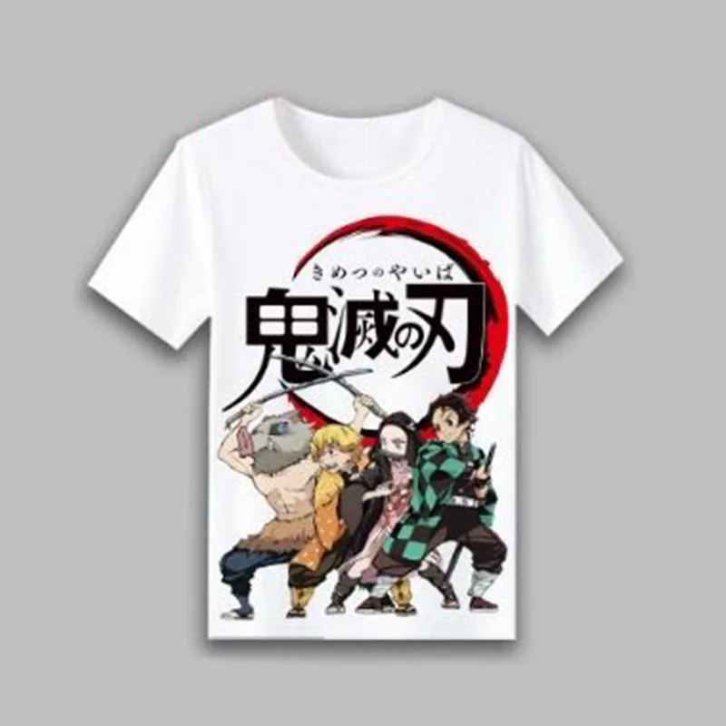 

T shirts Anime Demon Slayer Kamado Nezuko 3D T Shirt Summer Fashion Kids Casual White T-shirt Boys Girls Oversized Tshirt Tops