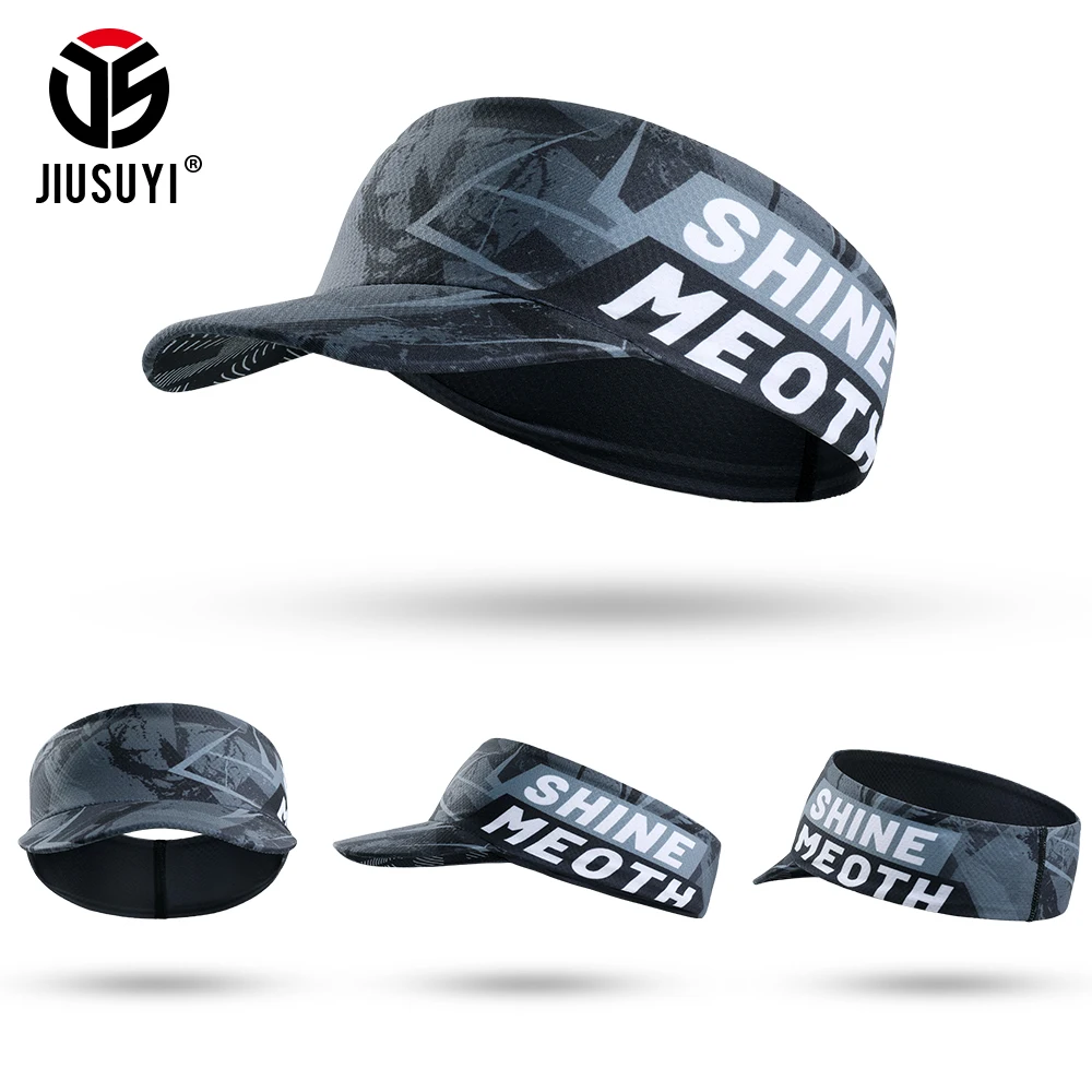 

Summer Sun Protection Hats Running Caps Sports Tennis Golf Bicycle Beach Empty Top Hat Snapback Men Women Headscarf Baseball Cap