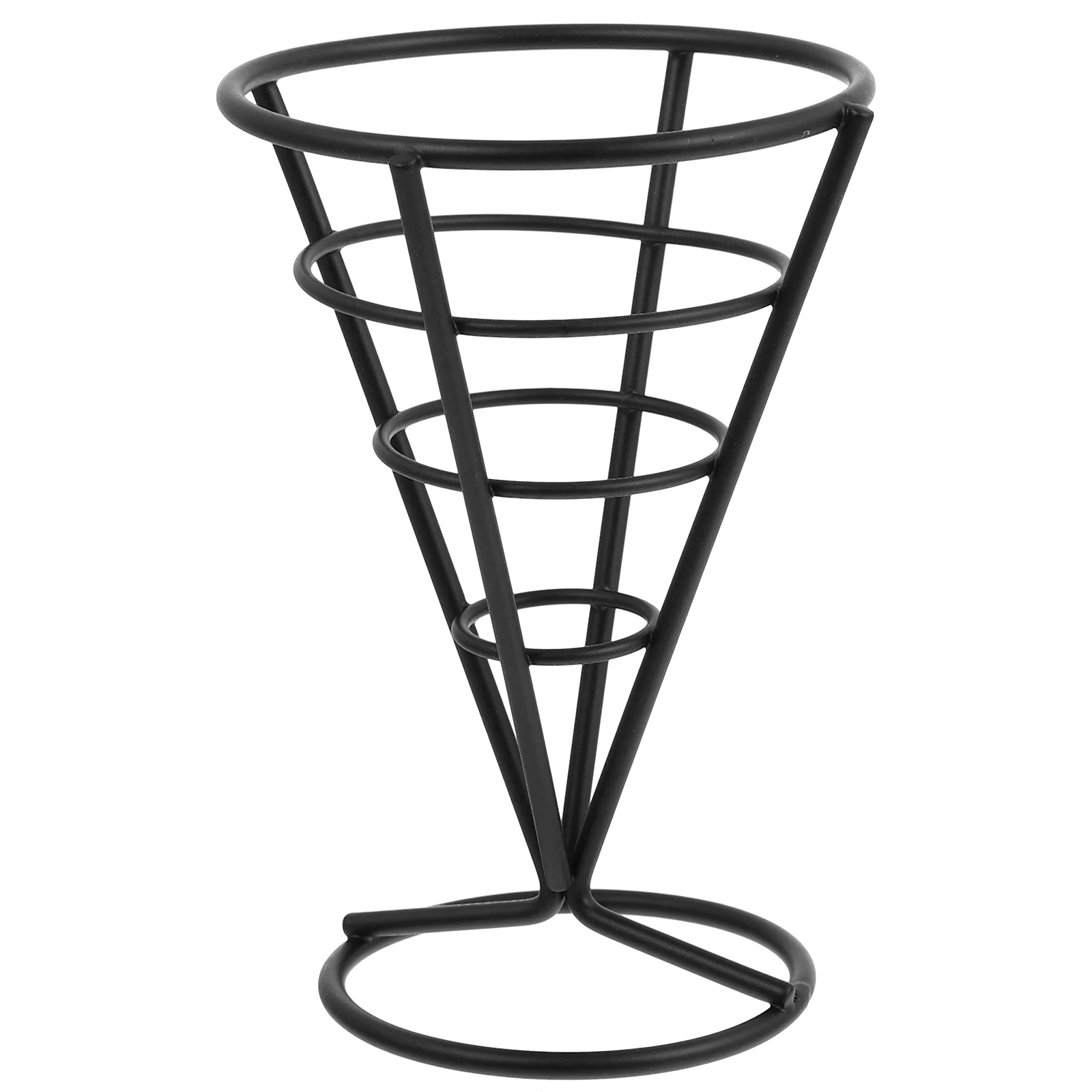 

Cone Holder French Basket Fry Friesstand Chip Snack Rack Serving Ice Cream Display Cones Wire Appetizer Finger Chips Iron Sushi