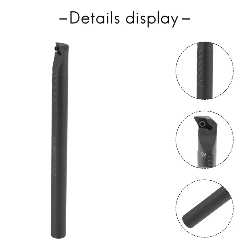 12 шт. Dcmt0702 карбидные вставки + Φ буровая Штанга 150 мм с гаечным ключом для