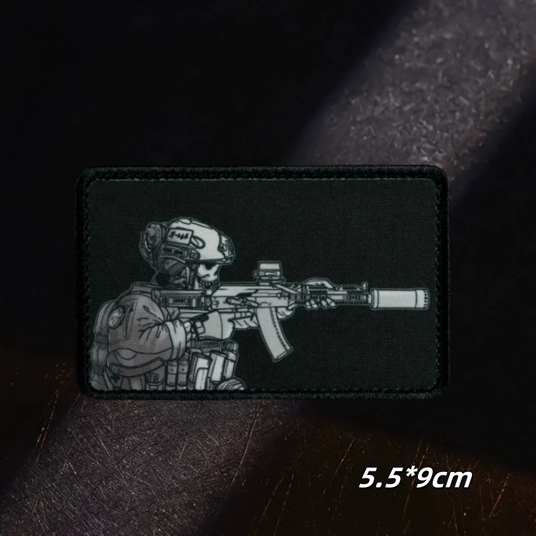 Нашивка на значок морале БПЛА воина Сочная линия снайперская нашивка с