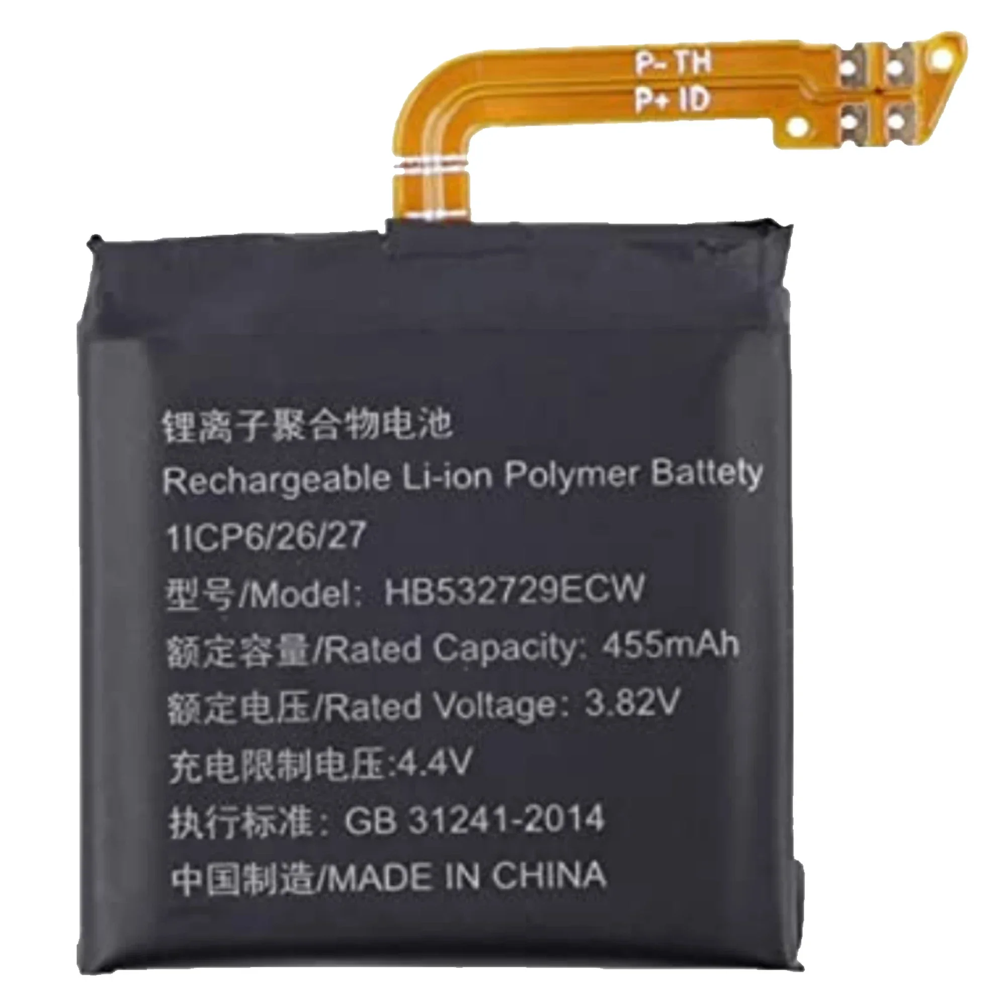 HB532729ECW 455mAh Original Battery For Huawei Watch GT2 46MM GT3 JPT-B19 JPT-B29 + Free Tools