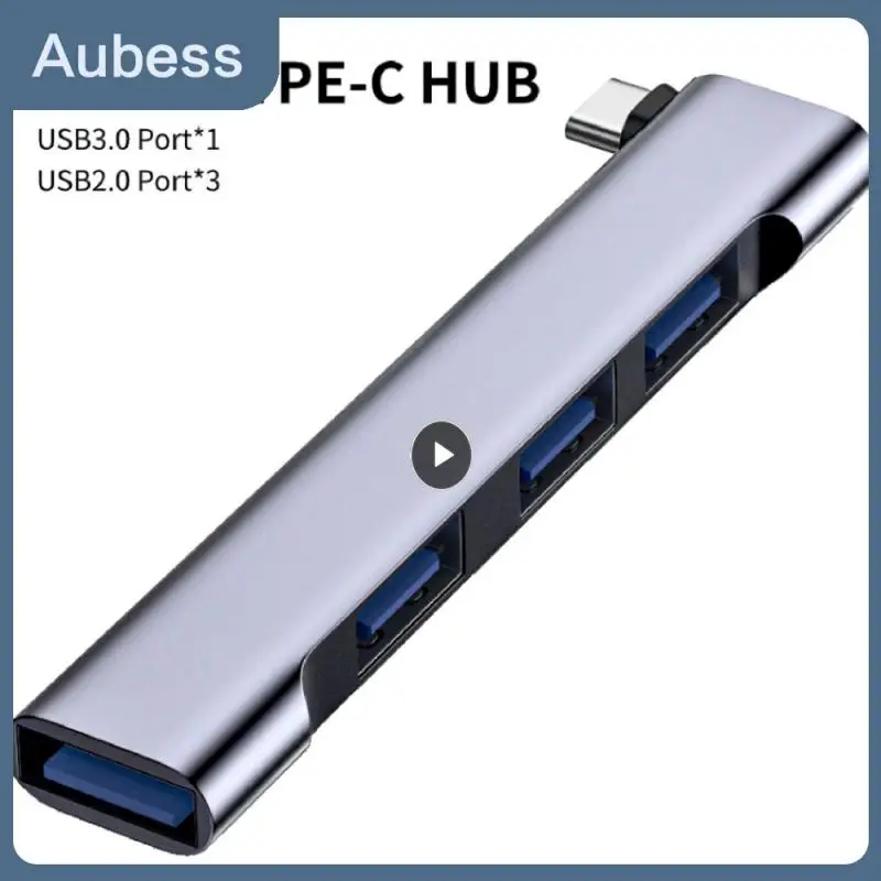 

Usb 2,0/usb3.0 4 в 1 Usb-c Hub 4 порта Тип C Hub Office Tools Pd 60w высокоскоростной адаптер для зарядки