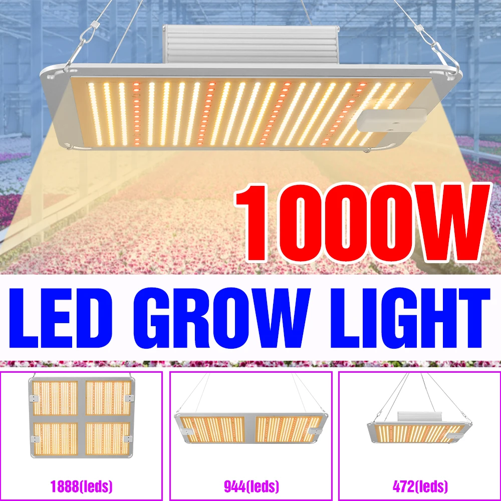 LED Full Spectrum Panel Grow Lights Hydroponics Phytolamp For Plants Flower Seeds Greenhouse LED Growth Lamp 1000W 2000W 4000W